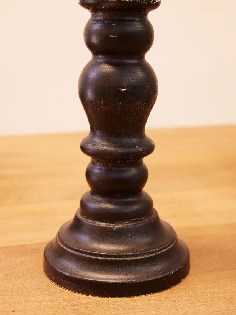 Ulysse, la paire de bougeoirs en bois N°126