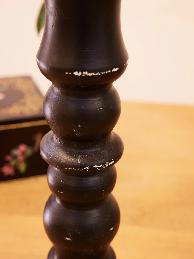 Ulysse, la paire de bougeoirs en bois N°126