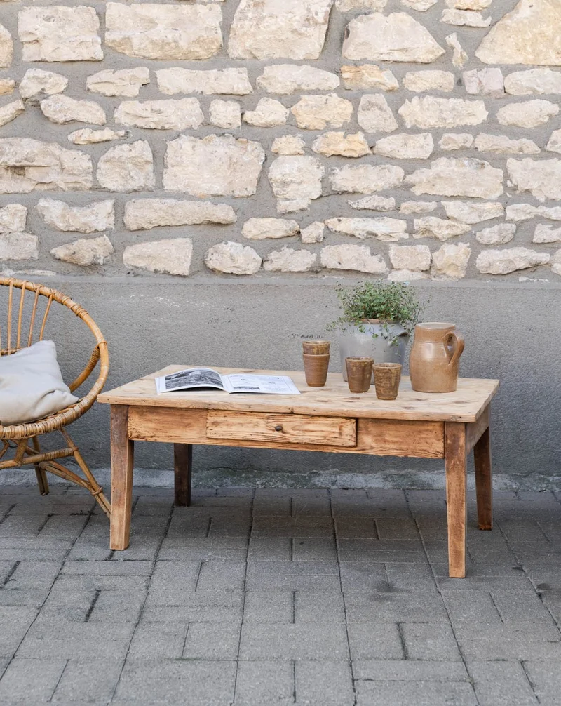 Léonie, la table basse en bois N°1148