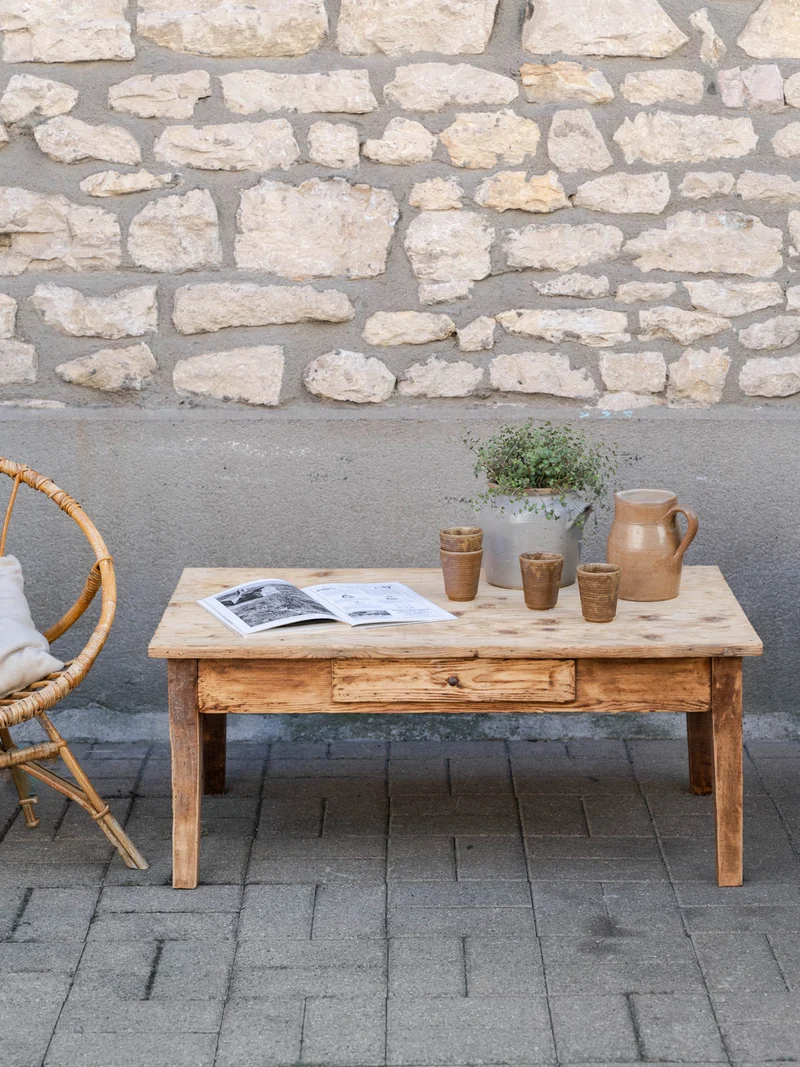 Léonie, la table basse en bois N°1148