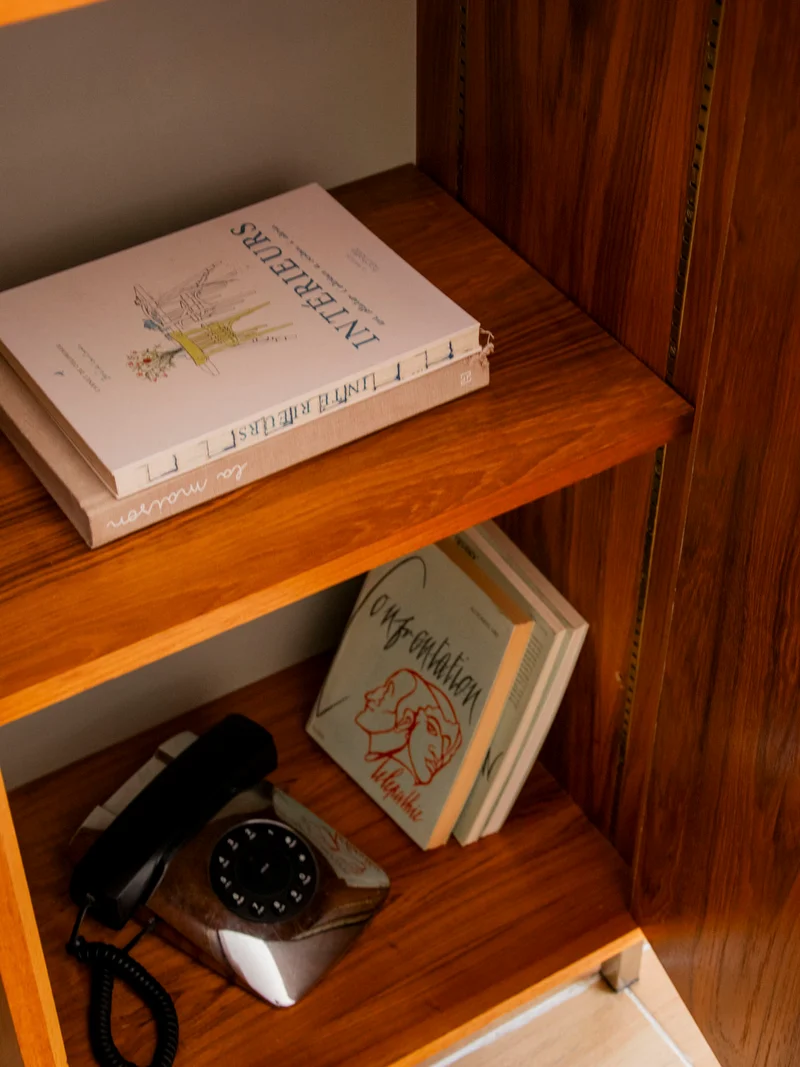 Magda, l'armoire aux plateaux réglables N°728