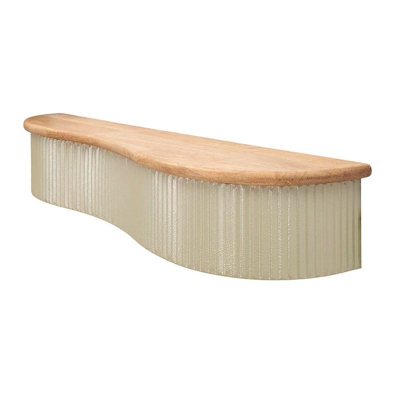 Étagères murale 86 et 65 cm Frieda Vert et Taupe