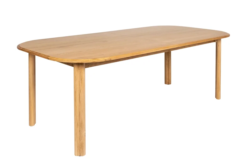 Table repas 200cm avec allonge chêne naturel