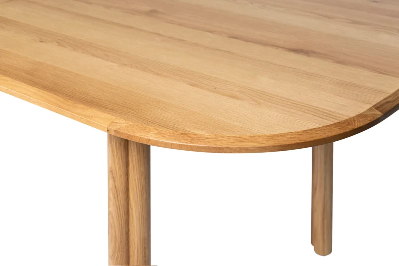 Table repas 200cm avec allonge chêne naturel