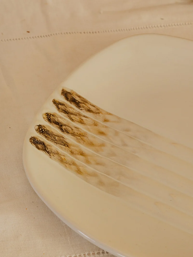 Nestor, le lot de 9 assiettes et plat en faïence N°764