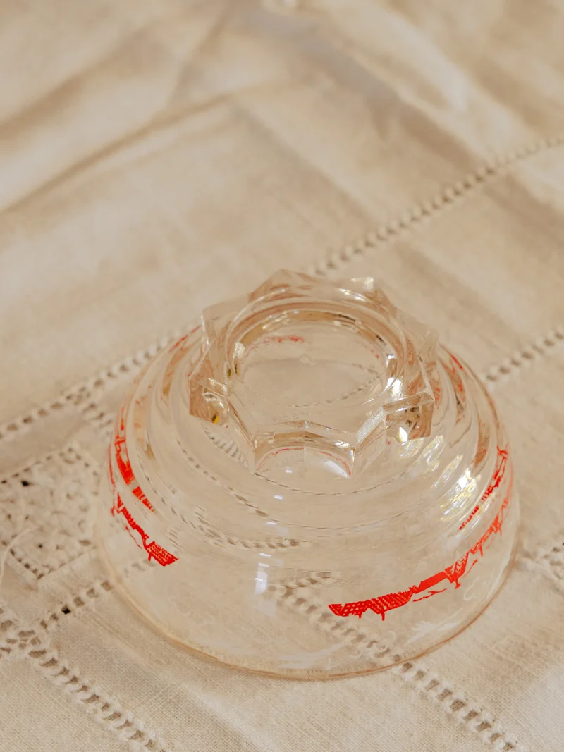 Nestor, le lot de 8 coupelles en verre N°748