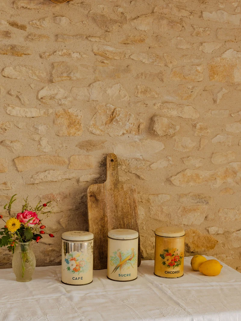 Alix, le lot de 3 pots de cuisine en métal N°1147