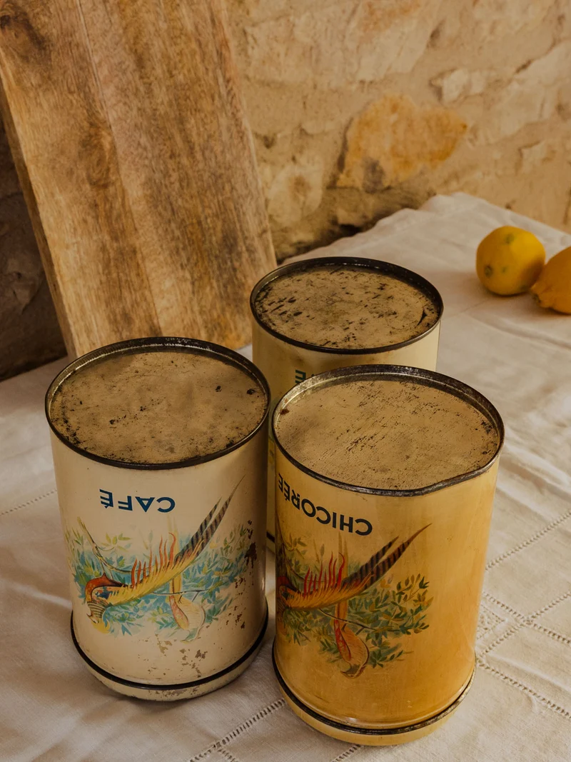 Alix, le lot de 3 pots de cuisine en métal N°1147