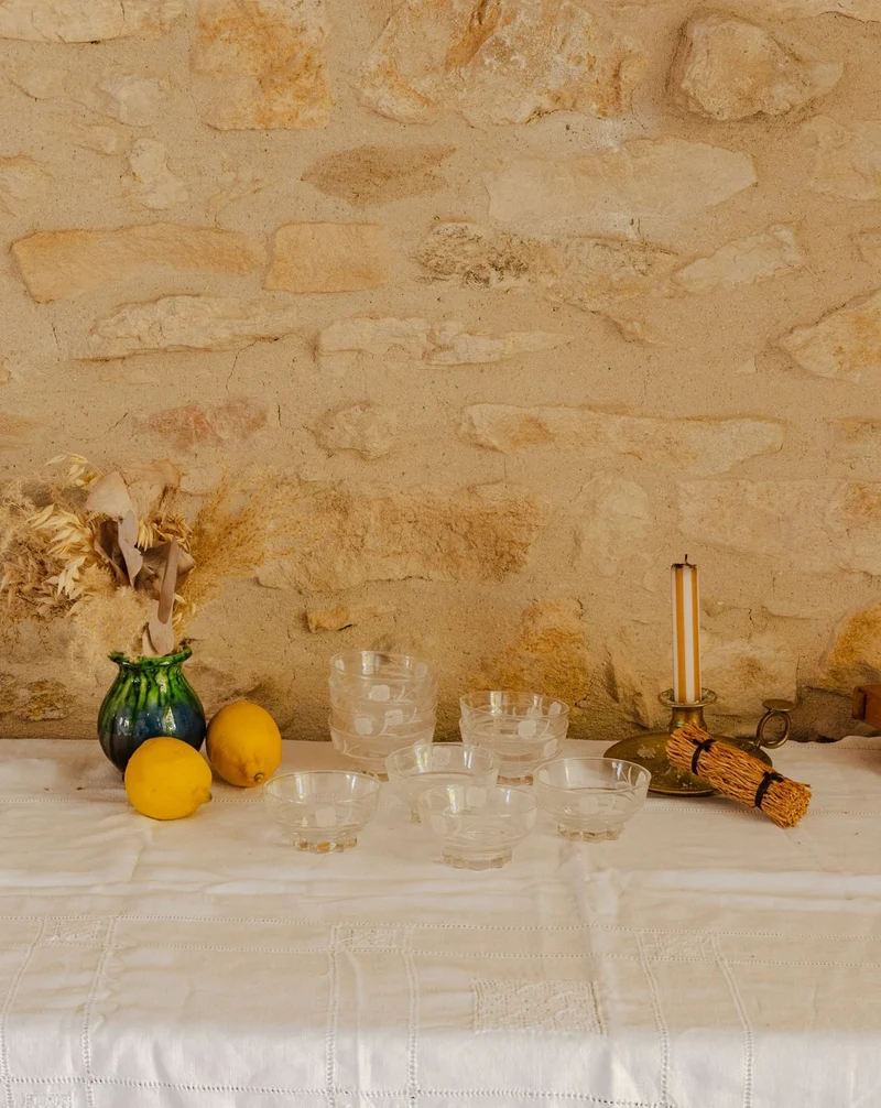 Nestor, le lot de 10 coupelles en verre N°747