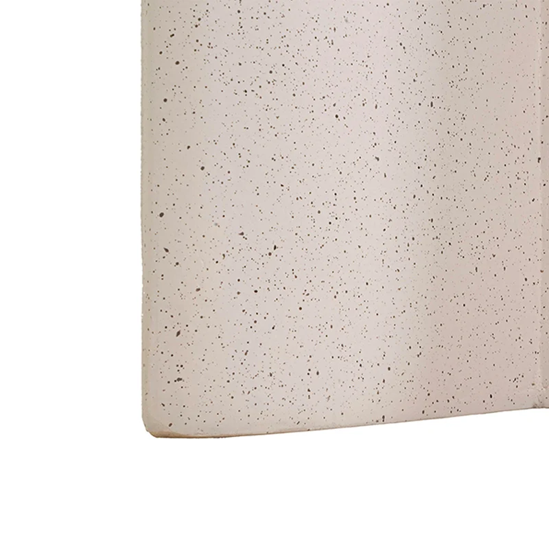 Bout de canapé 33,5 cm effet pierre Terraza Crème