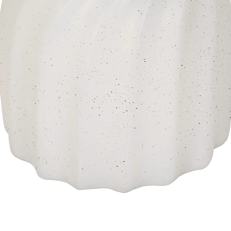Bout de canapé 36 cm effet pierre Terraza Crème