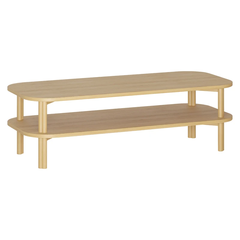Table basse 130cm chêne naturel