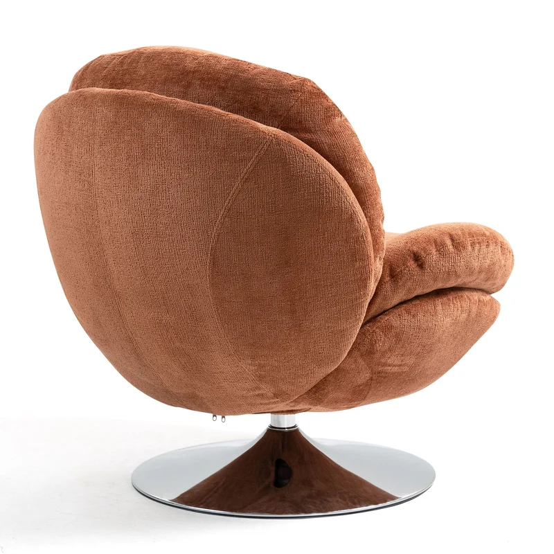 Fauteuil pivotant rouille