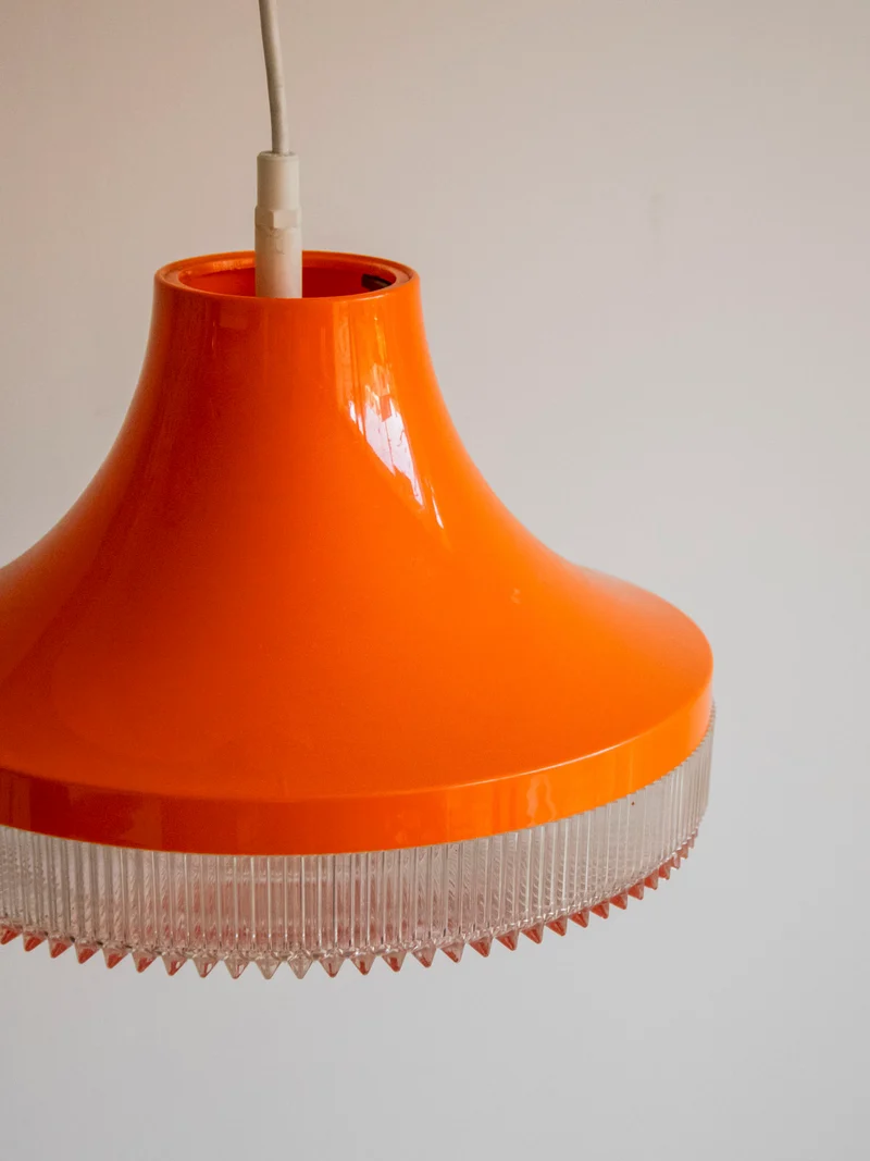 Sonia, la suspension en plexiglass orange N°312