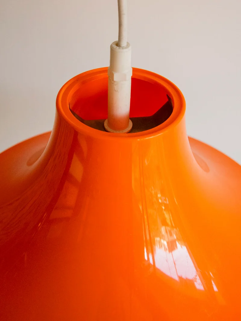 Sonia, la suspension en plexiglass orange N°312