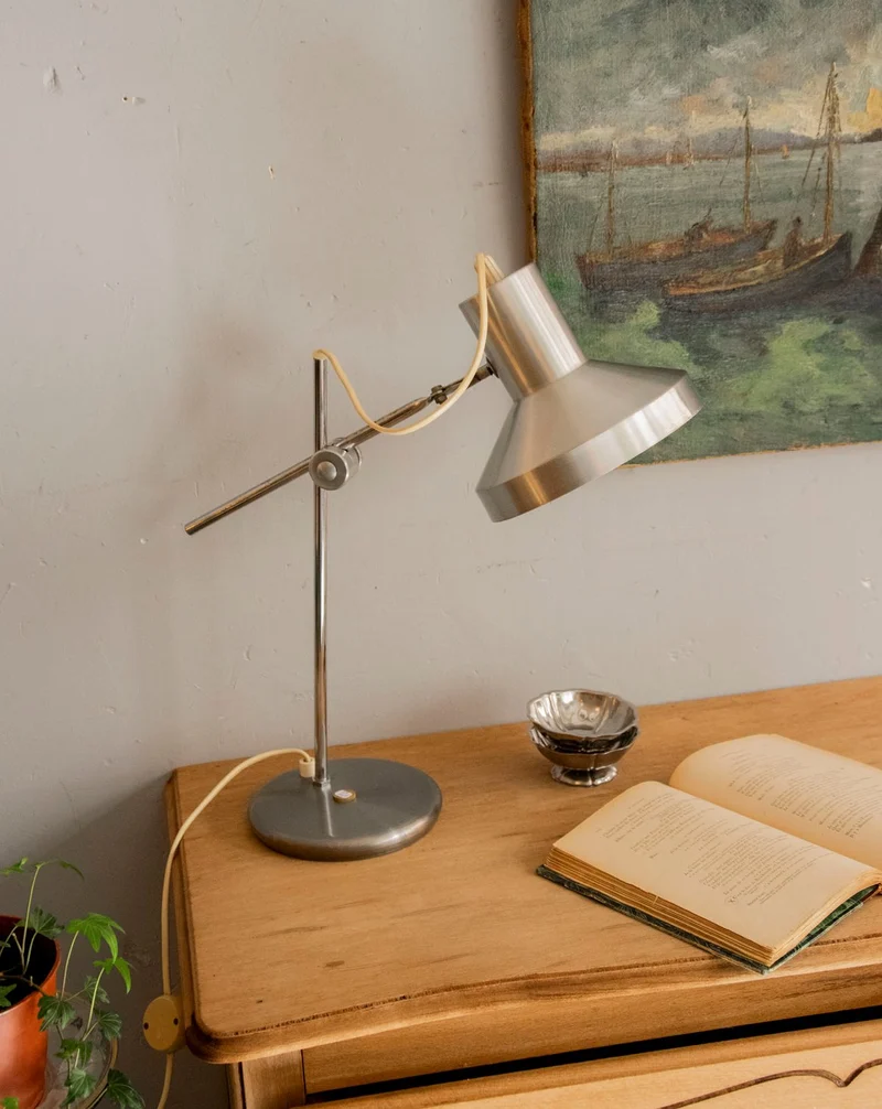 Suzanne, la lampe industrielle en inox N°641