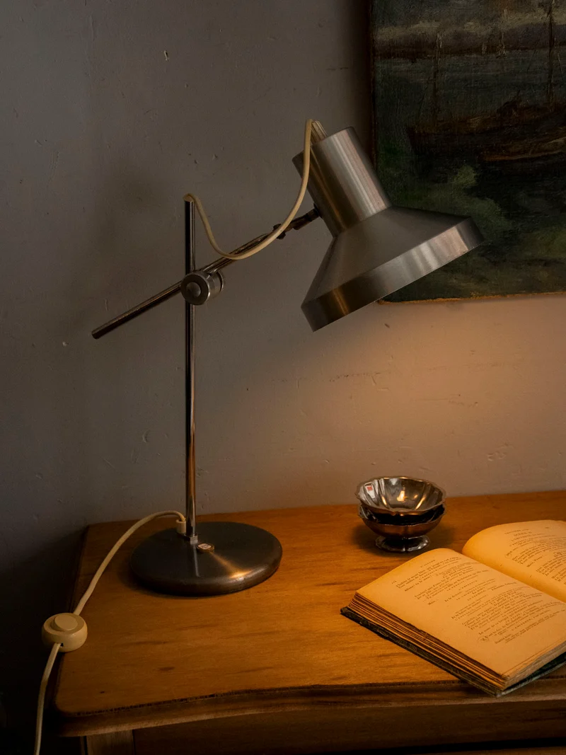 Suzanne, la lampe industrielle en inox N°641