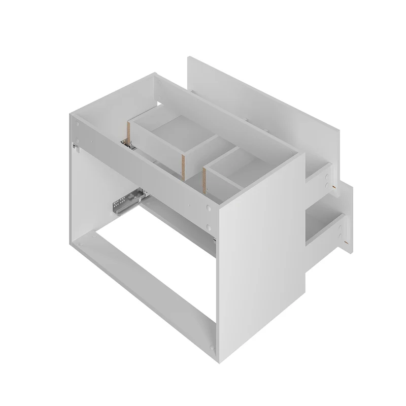 Meuble sous-vasque 80cm Soline Blanc