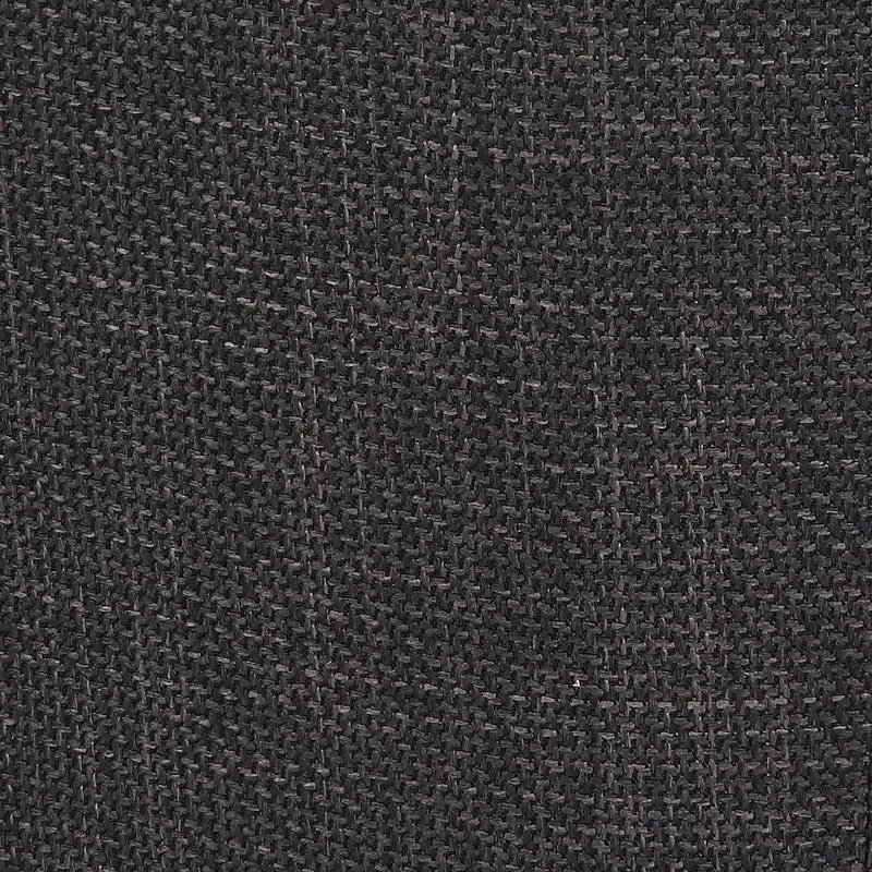 Chaise repas en tissu gris anthracite pied