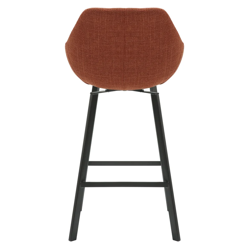 Chaise snack pivotante tissu caramel