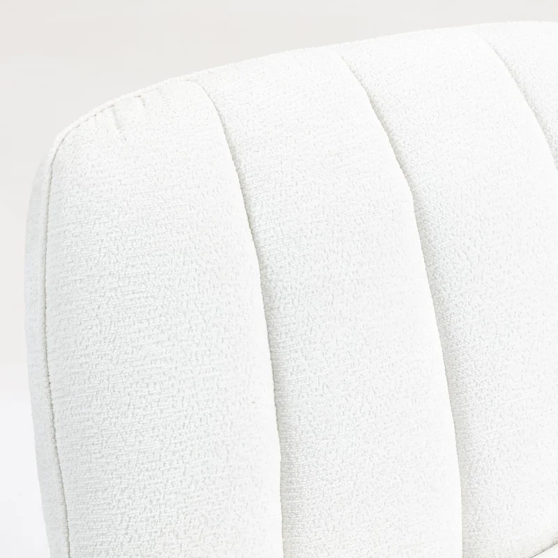 Fauteuil pivotant blanc