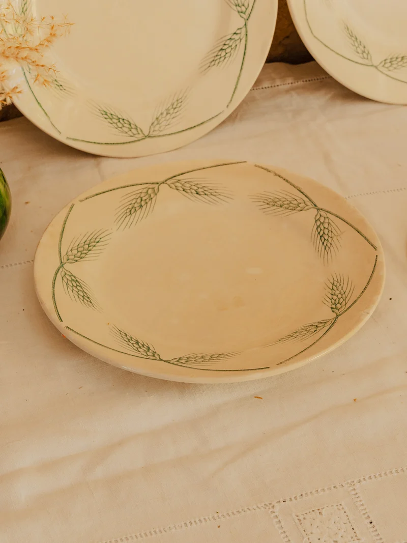 Antoinette, le lot de 4 assiettes creuses en faïence N°346