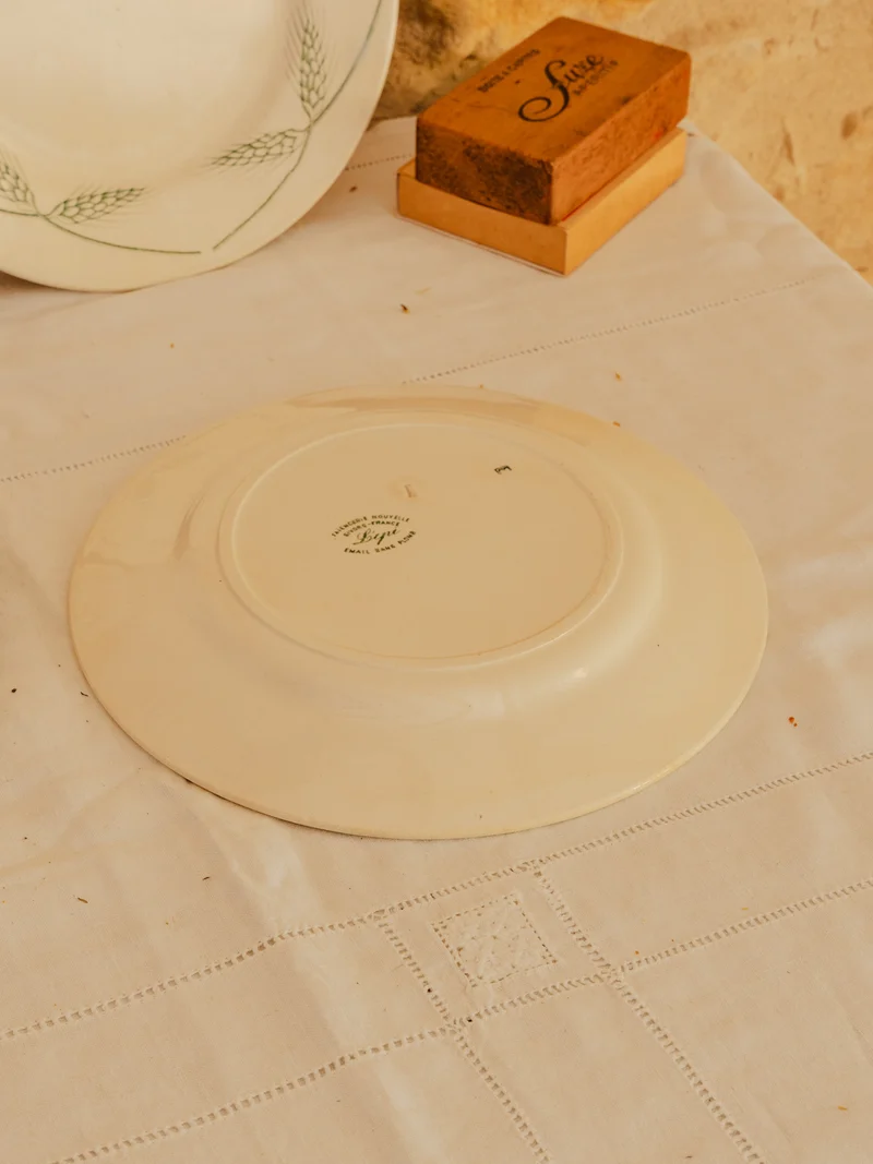 Antoinette, le lot de 4 assiettes creuses en faïence N°346