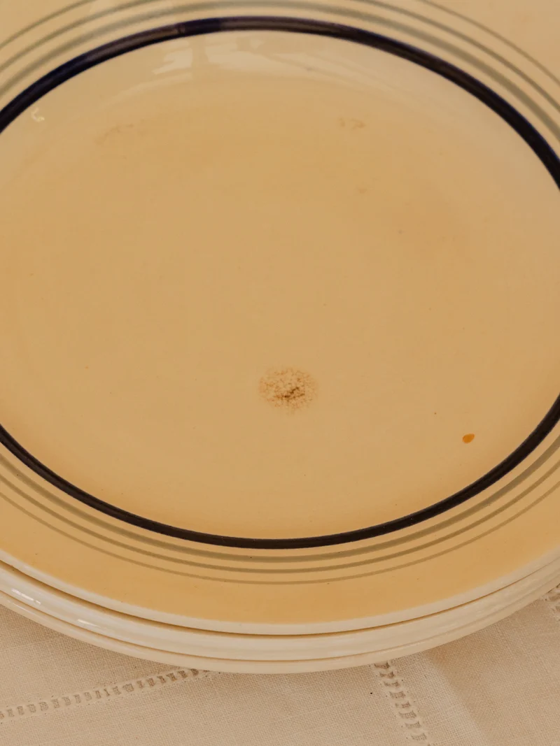 Antoinette, le lot de 4 assiettes creuses en faïence N°344