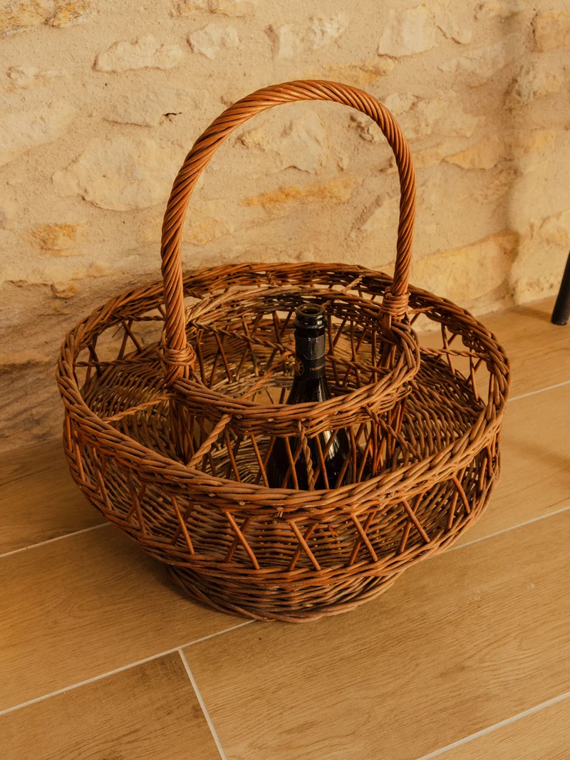 Ambroise, le panier en rotin N°978
