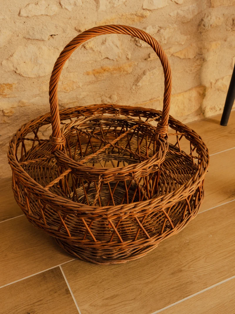 Ambroise, le panier en rotin N°978