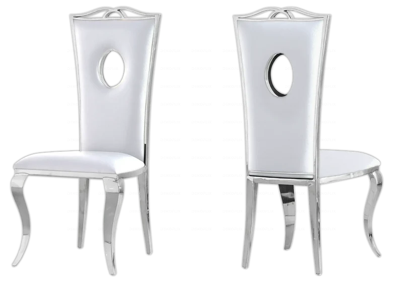Salle à manger complète marbre gris argent – Neo