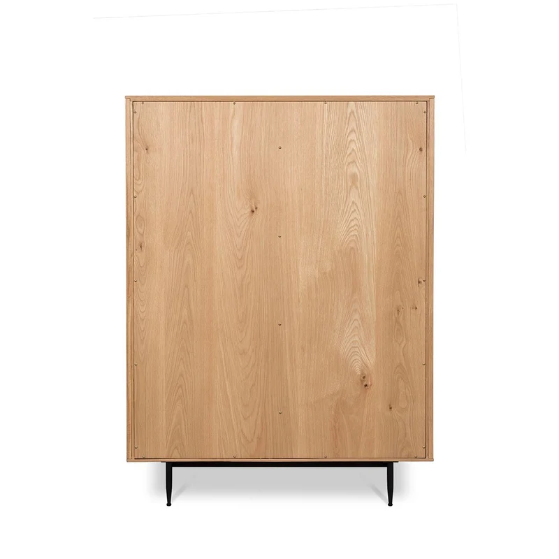 Meuble haut 1 porte coulissante chêne naturel