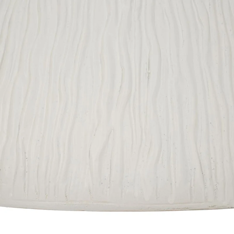 Bout de canapé 40 cm effet pierre Terraza Crème