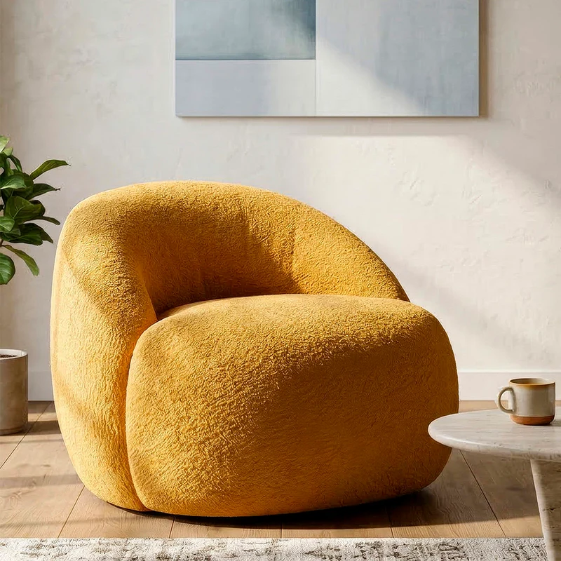 Fauteuil Tayla Jaune moutarde