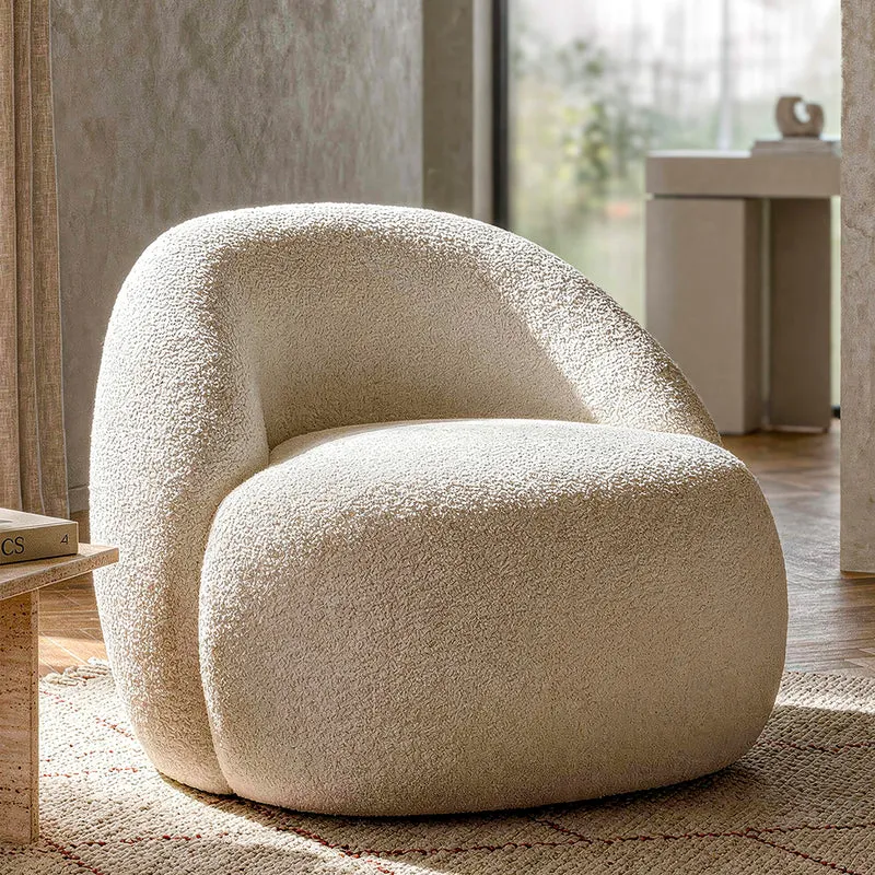 Fauteuil Tayla Blanc cassé