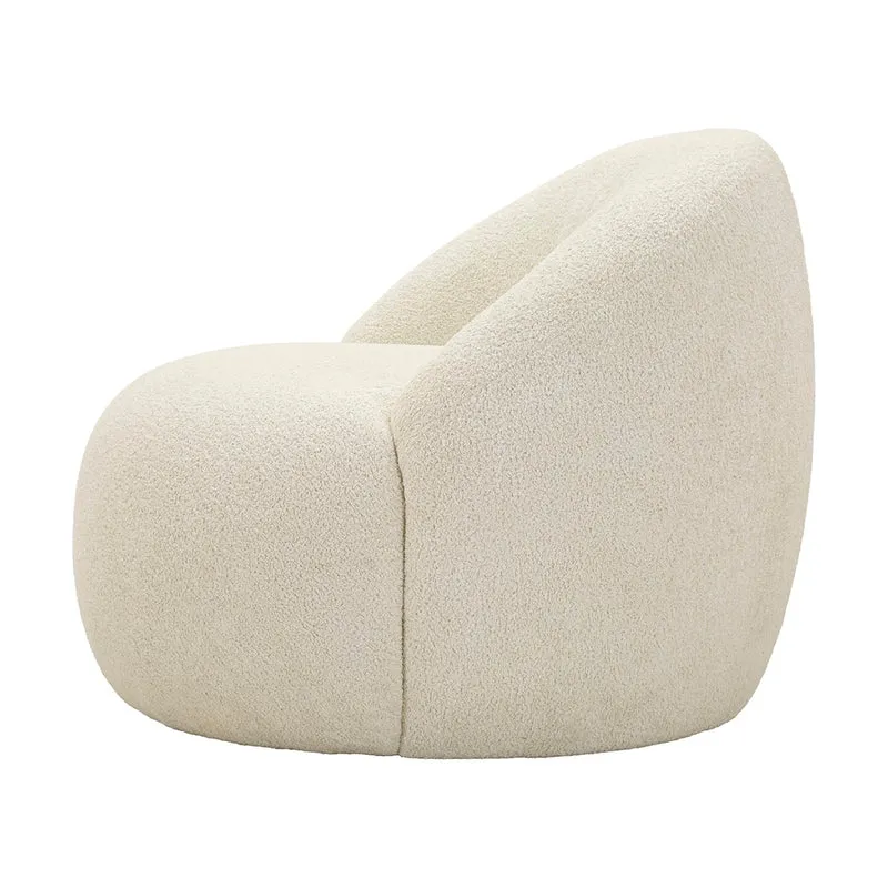 Fauteuil Tayla Blanc cassé