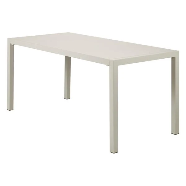 Table repas outdoor 160cm métal beige