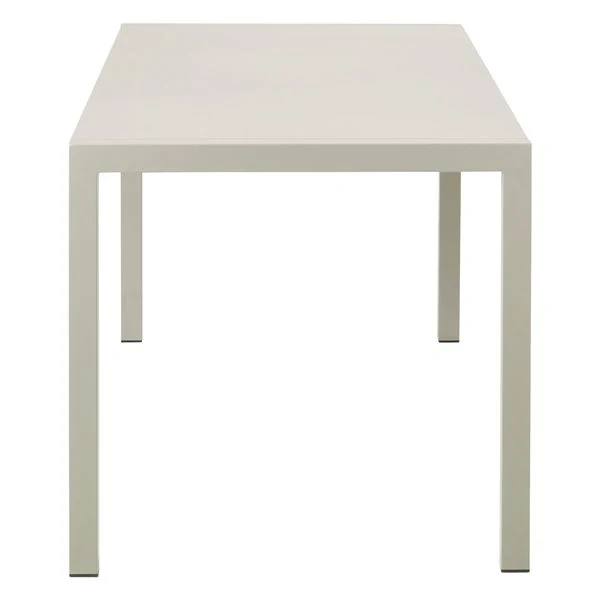 Table repas outdoor 160cm métal beige