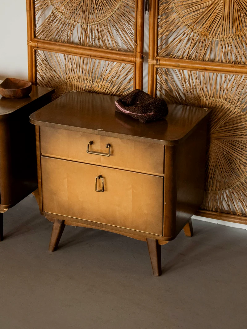 Maïa, la paire de tables de chevet mid-century N°1582