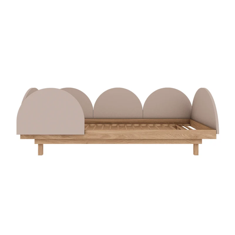 Lit évolutif 70x140 et commode 3 tiroirs Wood Luck Bloom Cachemire et Bois