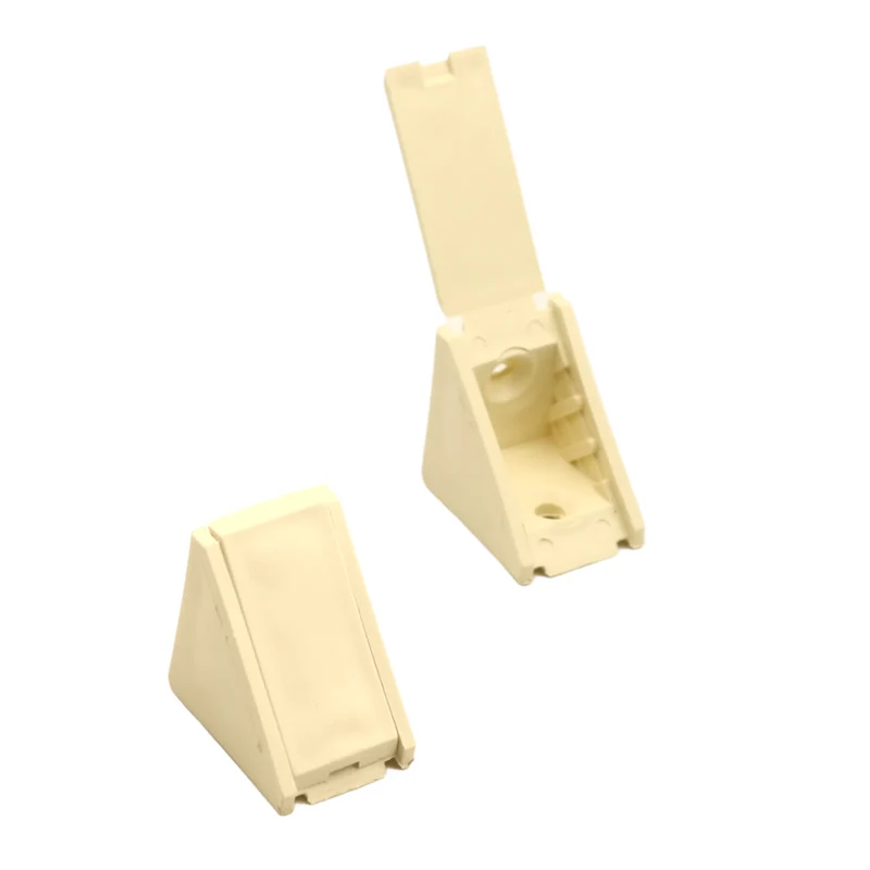 Équerre d'angle plastique - Vanille 200 pièces