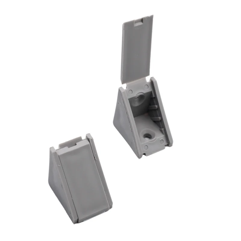 Équerre d'angle plastique - Gris 200 pièces