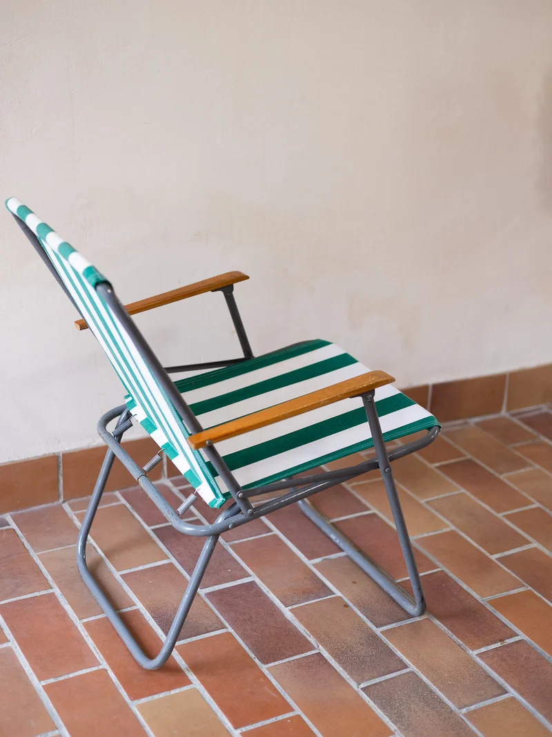 Alma, la paire de chaises rayées N°1895