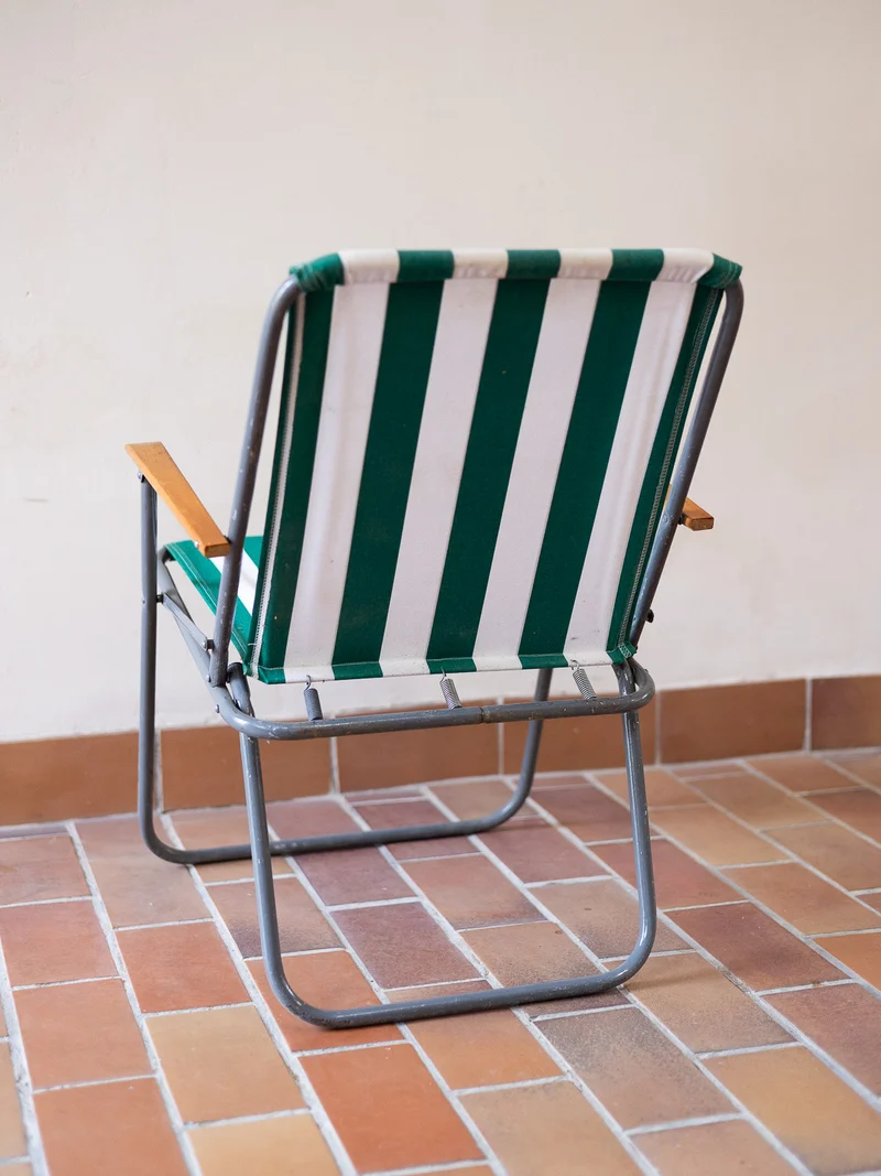 Alma, la paire de chaises rayées N°1895