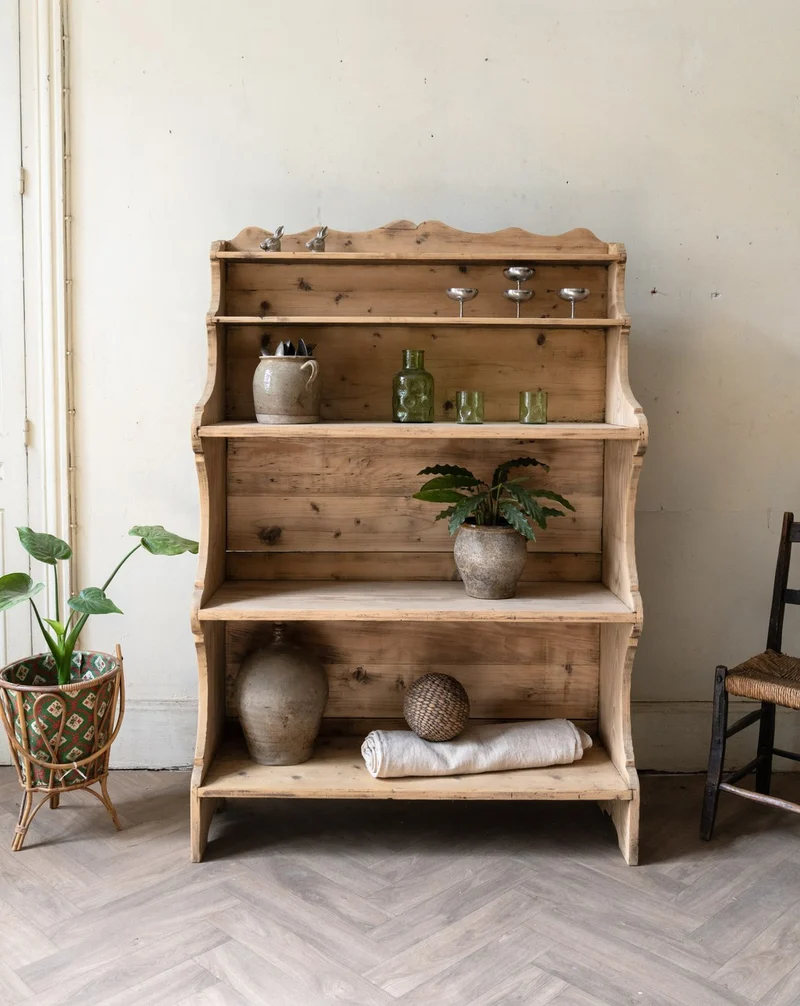 Isabelle,la grande étagère en bois N°340