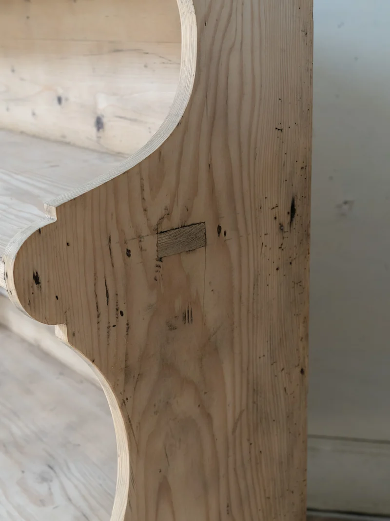 Isabelle,la grande étagère en bois N°340