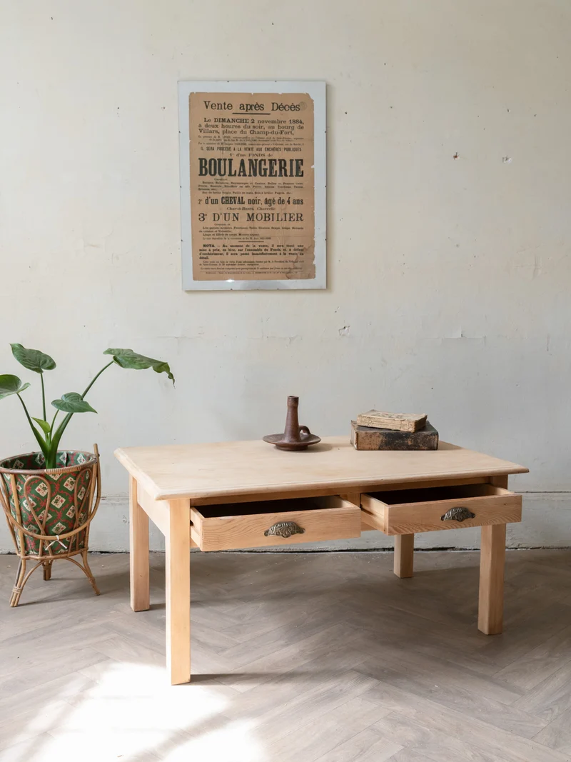 Léonie, la table basse en bois N°1136