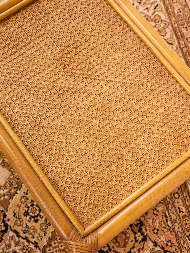 Léonie, la table basse en rotin N°1141