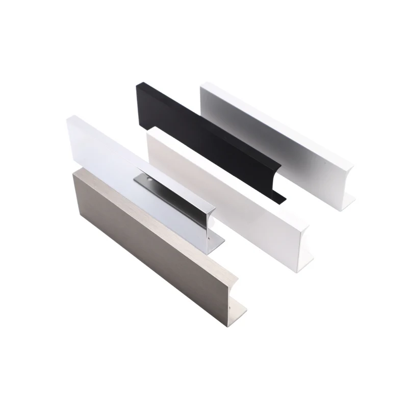 Poignée profilée Edge 128mm (Longueurs totales 148mm) - Aluminium