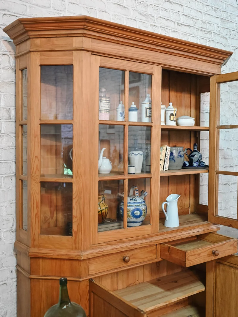 Maximilien, le vaisselier style campagne en bois N°398
